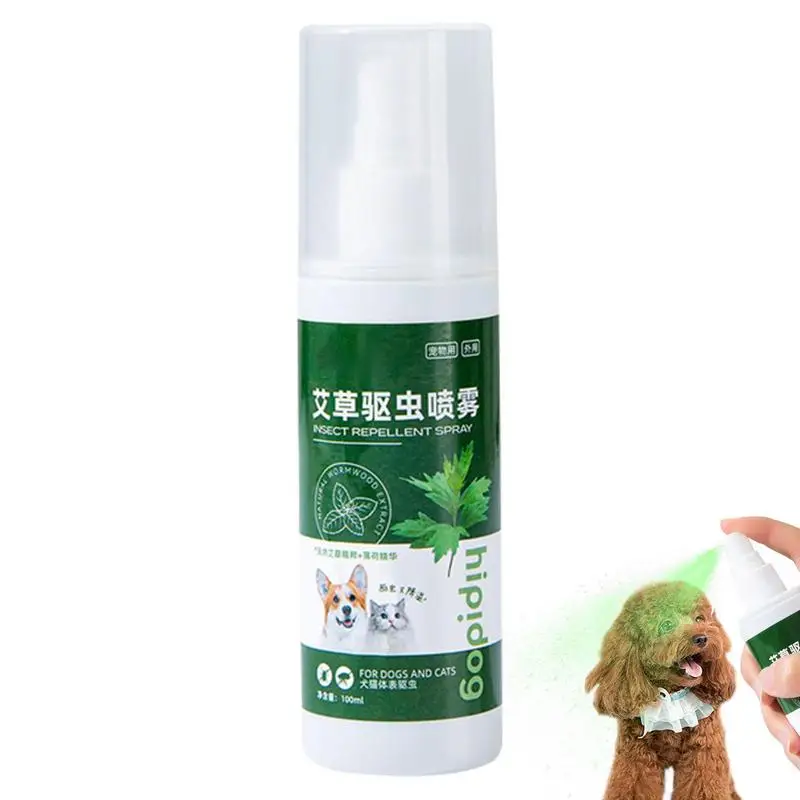 

100mL Pet Insect Repellent Spray Cats And Dogs Anti-itch Anti-flea Pets Health Liquid Dog Flea Products Cat Lice