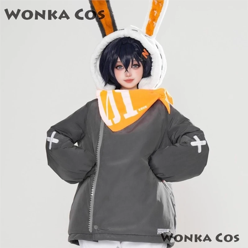 Игра Zenless Zone Zero Косплей Симпатичное ZZZ Eous Пальто Толстовка Зимнее Женщины Мужчины