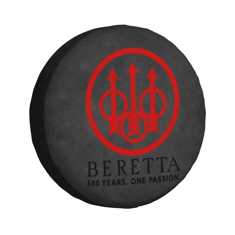 

Beretta Spare Tire Cover for Jeep Mitsubishi Pajero Military Gun Gift SUV RV 4WD Car Wheel Protectors Accessories 14" 15" Inch