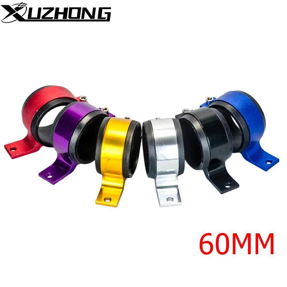 

60MM Single Aluminum External Fuel Pump Bracket Clamp Cradle Holder Single Oil Pump Fuel Filter Bracket FF-1001-58