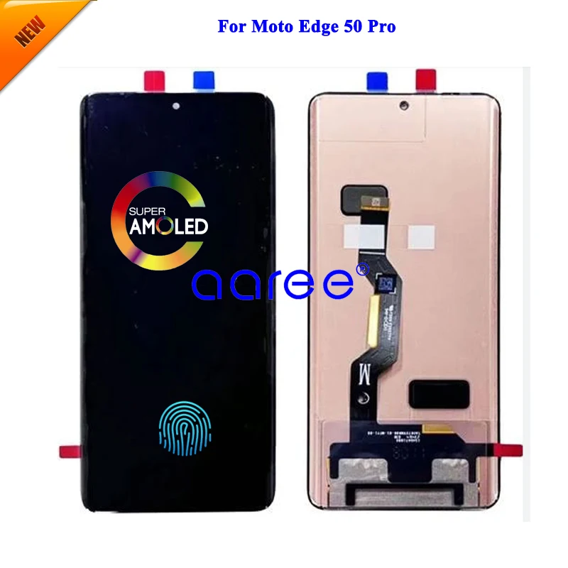 Фото ЖК-экран AMOLED для Moto Edge 50 Pro, ЖК-дисплей для Moto Edge 50 Ultra 50 Fusion, сенсорный экран с дигитайзером в сборе №2