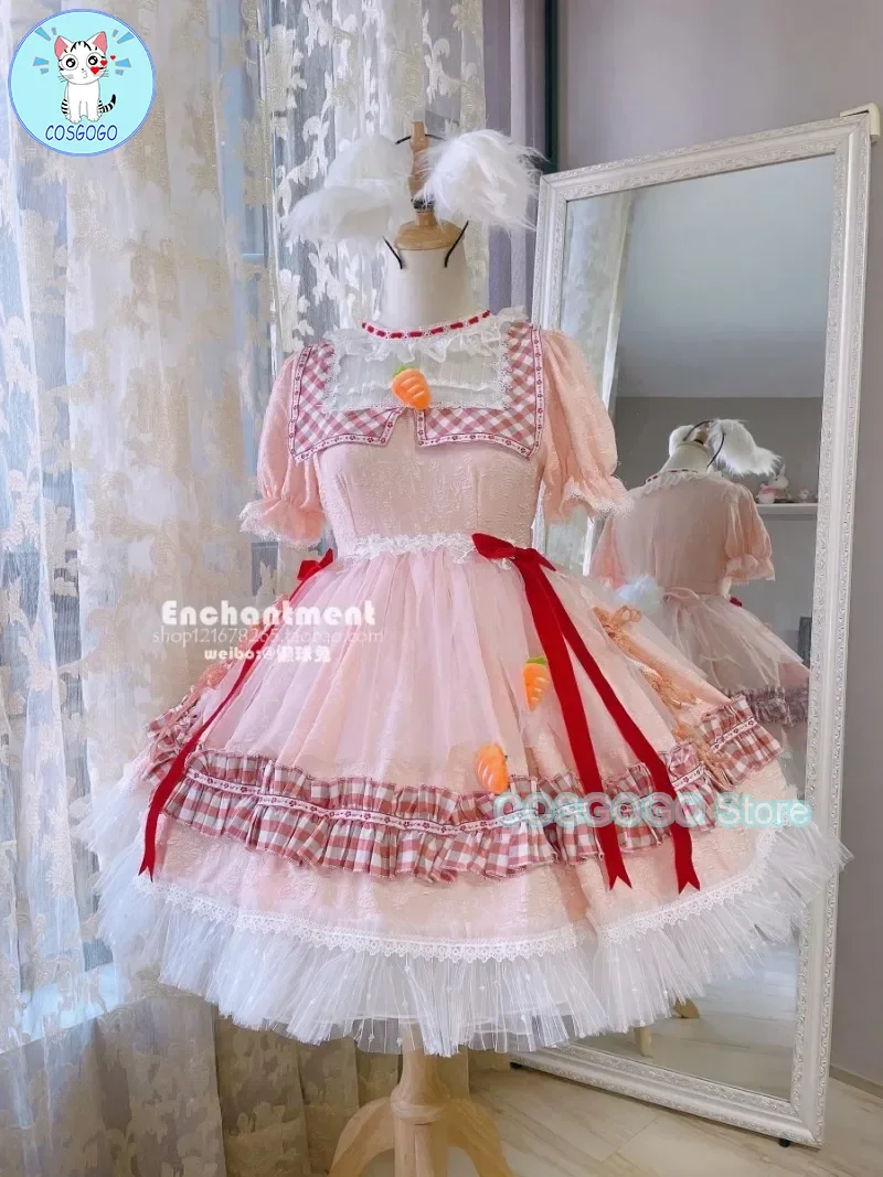 Костюм для косплея COSGOGO Touhou Project Tewi Inaba из черного кролика косплей-костюм аниме