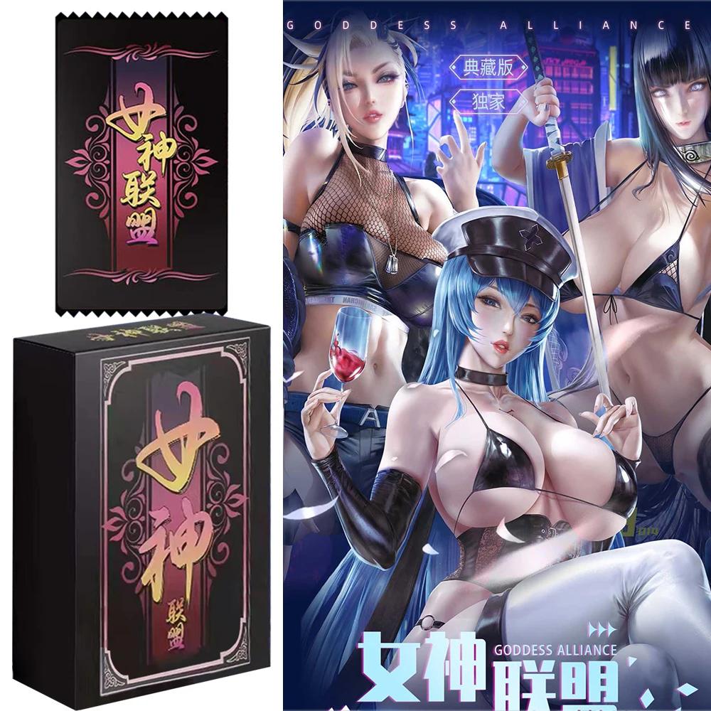 

Dragon Maiden Dance Collection Cards for Children Goddess Alliance Hot Sexy Bikini ACG Genshin Azur Lane Anime Figure Table Toys