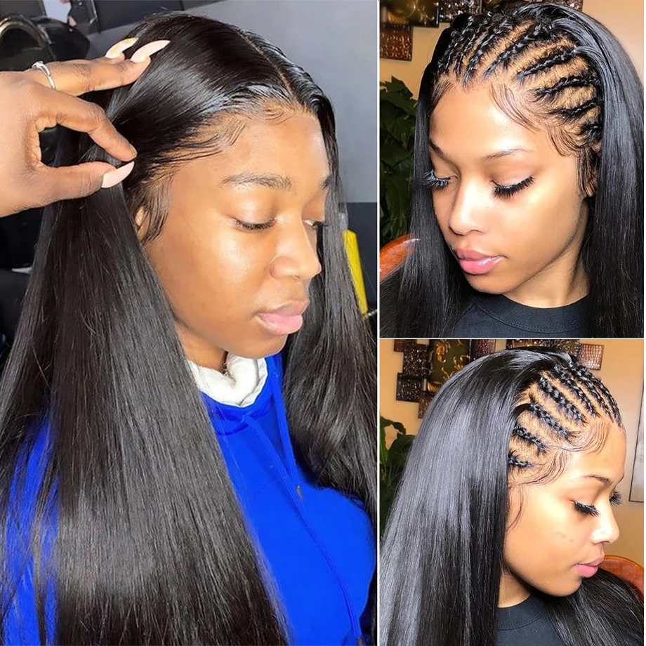 Hd Transparent Lace Frontal Wig 13x6 Lace Front Bone Straight Human Hair Wigs For Women Wig Natural Hair Straight Lace Front Wig