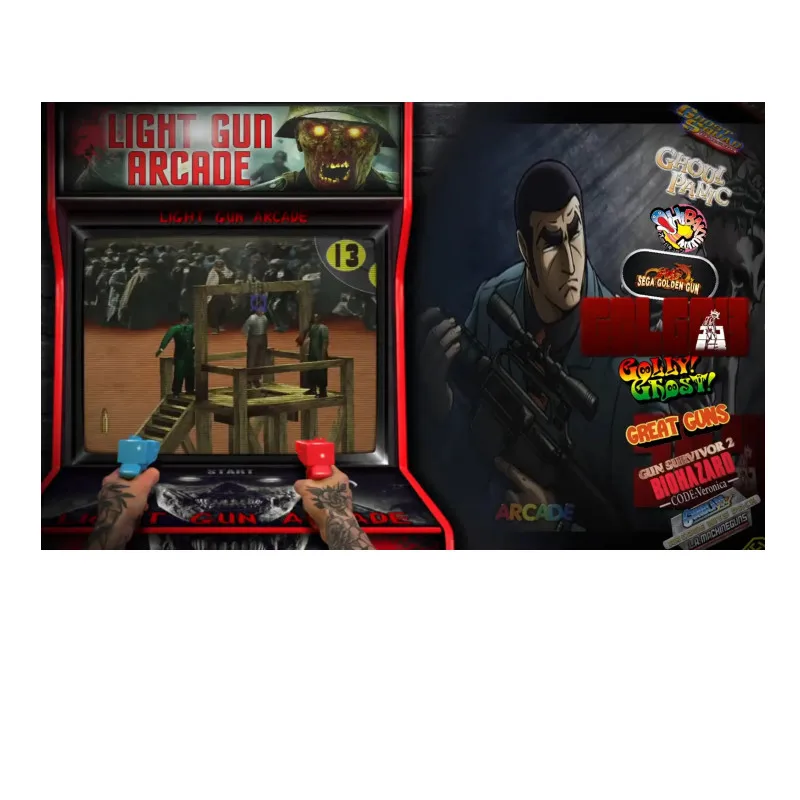 Монета OS Light Gun HDD Аркадная сборка для ПК с ОС Windows — 200 игр учебным видео аркадная