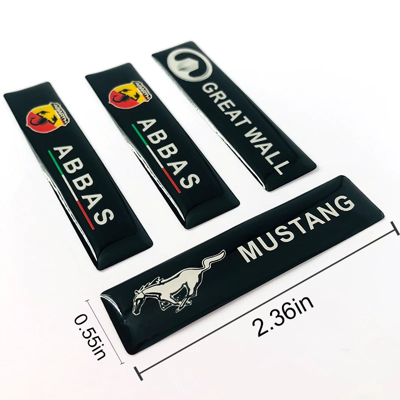 Наклейки на кнопки для салона автомобиля 10 шт. прямоугольные Ford Mustang Shelby GT GT500 2005