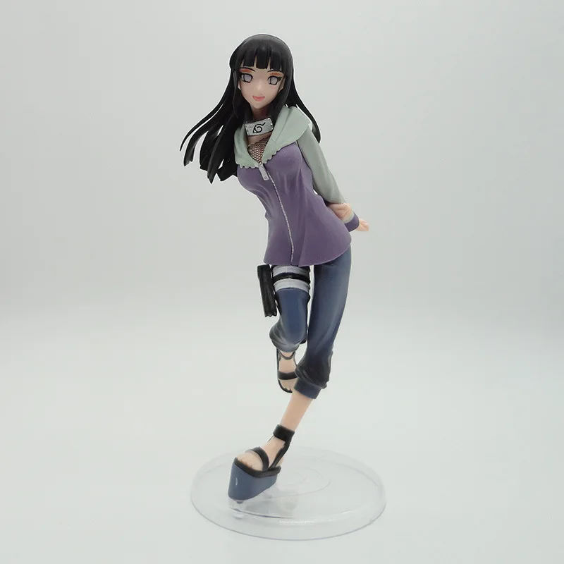 

20CM Action Hinata Hyuuga Figure Toys For Children Anime Naruto Ninjia Figurines Hyuuga Hinata Model Collectible Desk Decor Gift