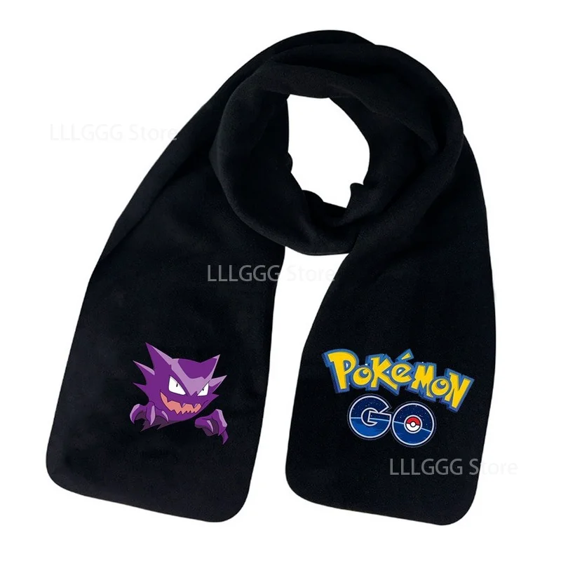 Шарф с покемоном Пикачу зимний Слюнявчик героями мультфильмов аниме для