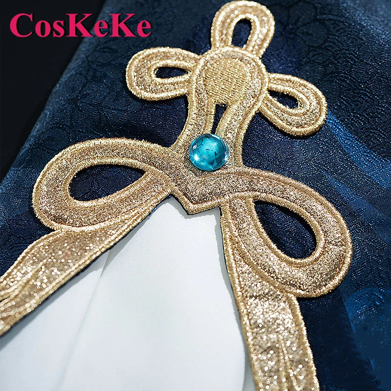 CosKeKe Xingqiu косплей аниме игра Genshin Impact костюм милая элегантная боевая форма женская