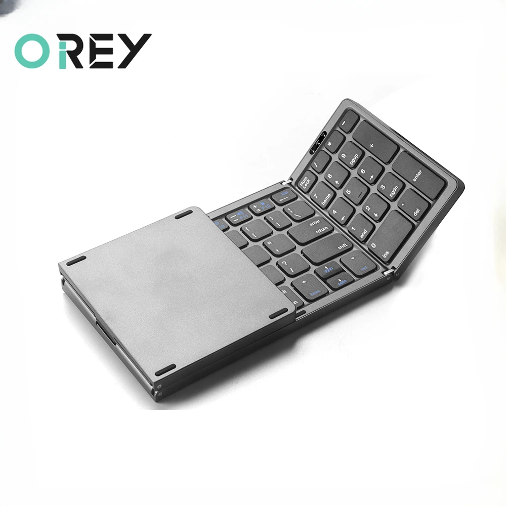 

Складная беспроводная клавиатура Colohas с Bluetooth, складная цифровая клавиатура с номером для Windows, Android, ios, mac, портативная клавиатура