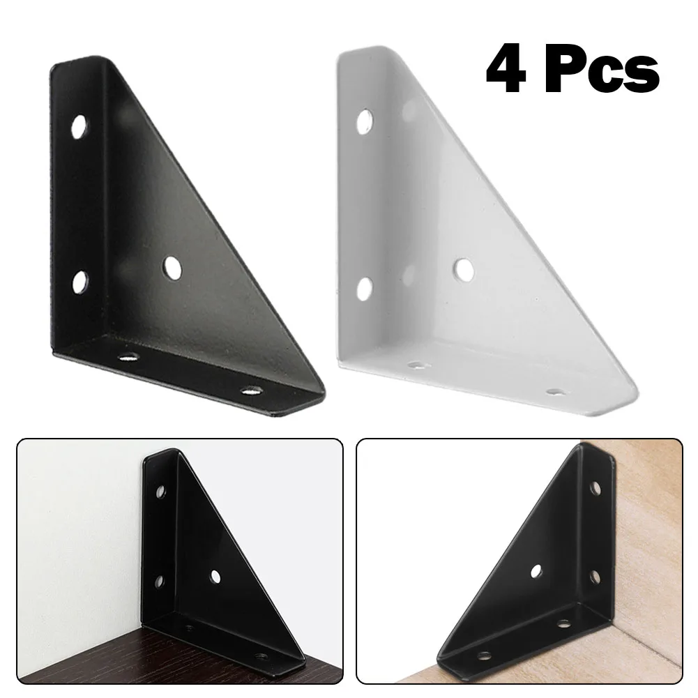 

4pcs Heavy Iron Angle Corner Protector Feet Leg Metal Corner Bracket Hardware Bracket Right Angle Corner Stand