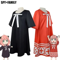 anime spy%c3%97family anya forger cosplay costume adult child dress suit headgear socks skirt woman carnival party costumes