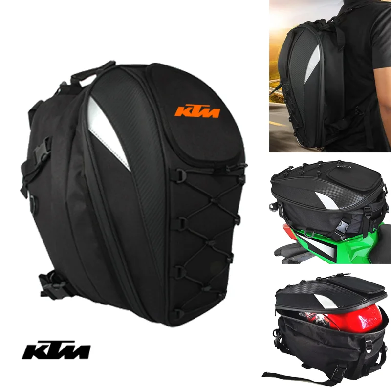 

For KTM RC Duke 390 200 790 890 690 250 125 990 300 Adventure 1290 1050 1090 Rear Motorcycle Backpack Bag Helmet Bag Waterproof