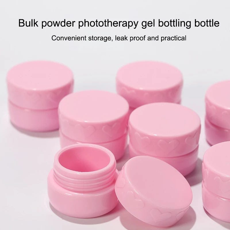 1 шт. 5/15 г пустые пластиковые косметические круглые контейнеры для дизайна ногтей