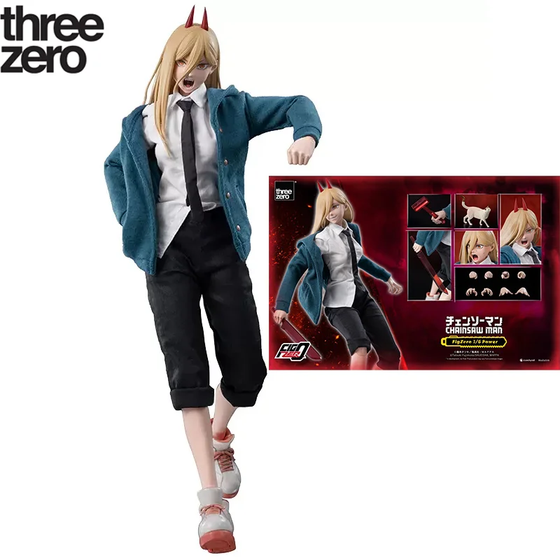 

Original ThreeZero FigZero Chainsaw Man Power 28CM Anime Figure Action Model Collectible Toys Gift