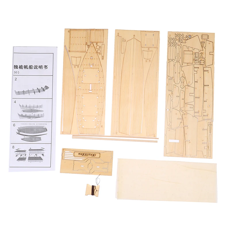 1:30 филировать деревянная модель парусного лодки DIY комплект корабль сборка