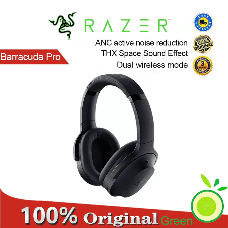 

Компьютерные наушники Razer Barracuda Pro, беспроводные Игровые наушники с шумоподавлением