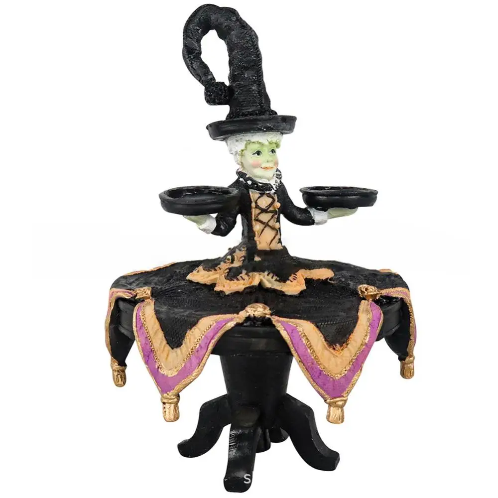 

Household Witch Display Stand Tray Feast Restaurant Decorations Stability Desktop Ornaments Witch Tabletop Serving Cupcake