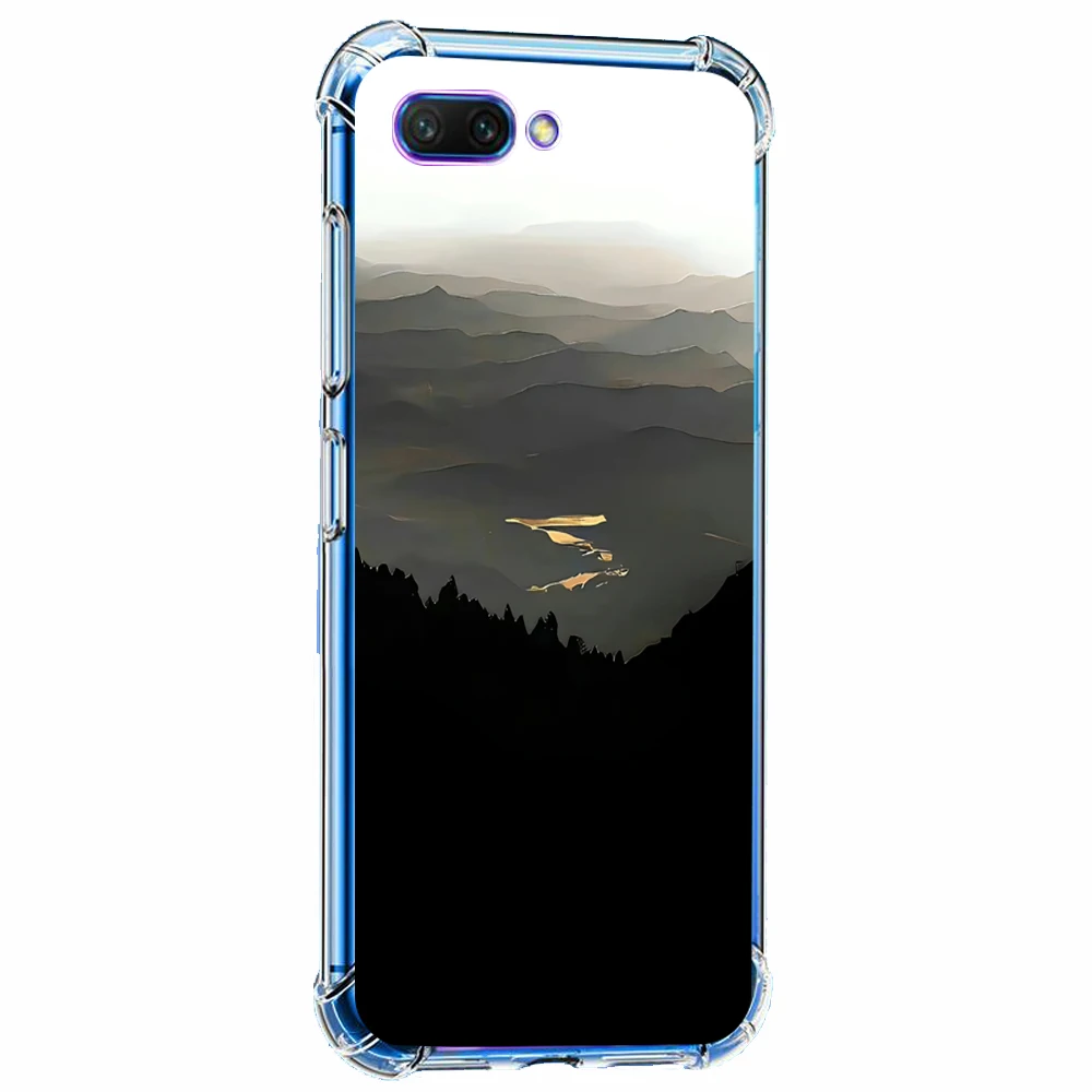 Чехлы для honor 10 чехол мягкий силиконовый прозрачный ТПУ телефона оболочка бампер