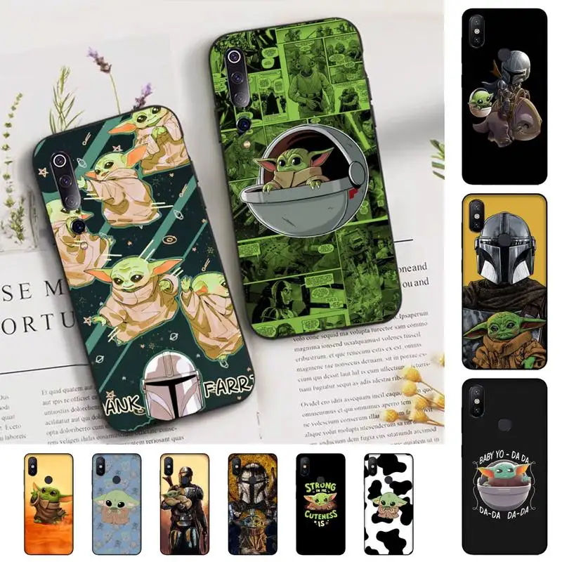 

Disney Cute Baby Yoda Phone Case for Xiaomi mi 5 6 8 9 10 lite pro SE Mix 2s 3 F1 Max2 3