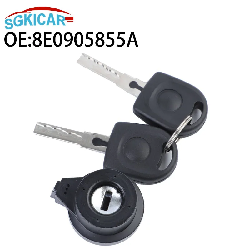 

8E0905855A Цилиндр замка зажигания с 2 ключами для VW Golf 5 Jetta 3 T5 Transporter Caravelle Skoda Octavia
