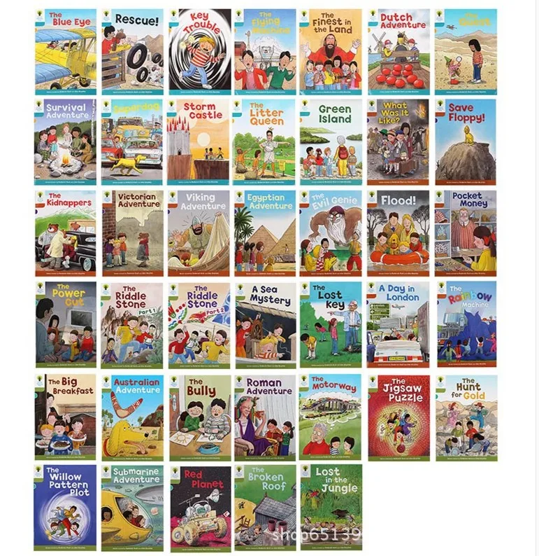 40 Books 7-9 Level Oxford Reading Tree Learing Helping Child To Read Phonics English Story Book Children Books