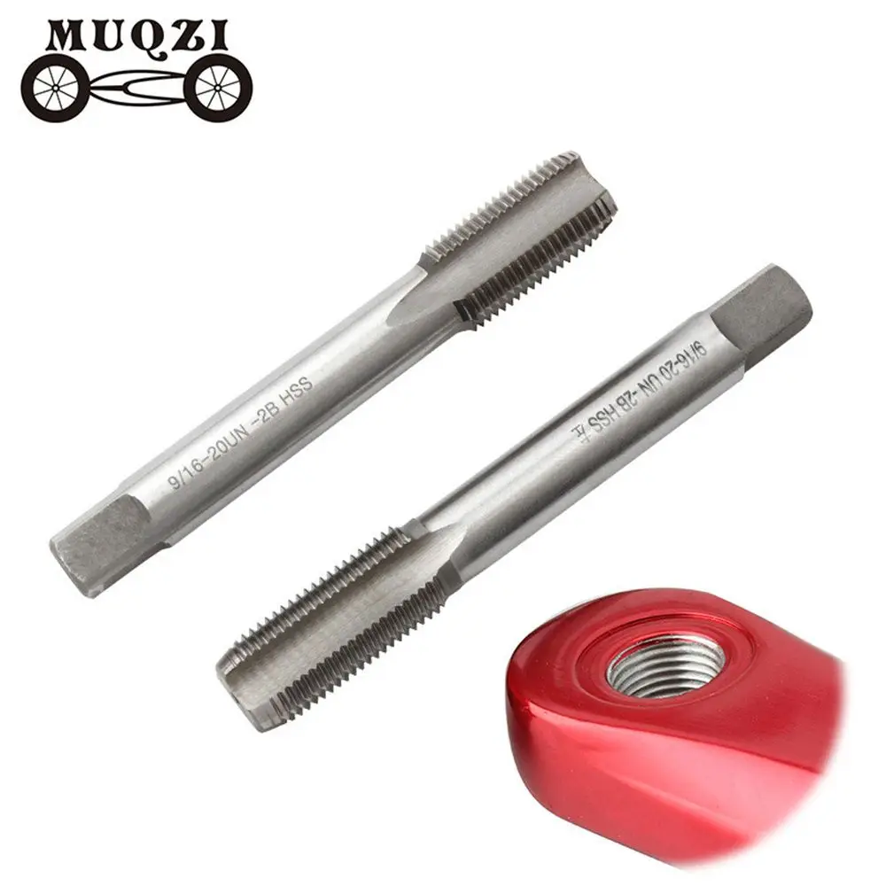 

Bike Crank Pedal Thread Tap High Speed Steel Left Right Hand Thread Repair Drill Bits MTB Road Crankset Wire Tap Tools