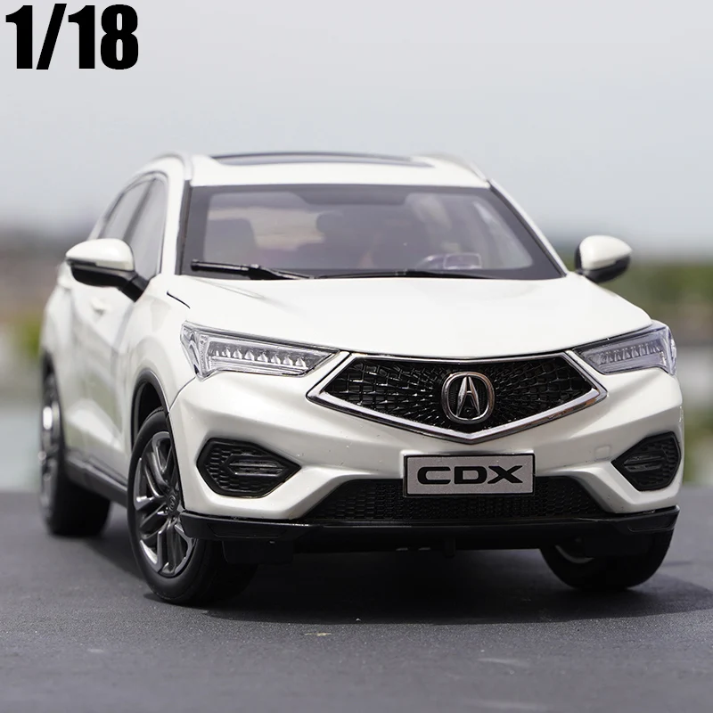 Модель автомобиля ACURA CDX SUV литая модель металлическая для детей, коллекция подарков для мальчиков и девочек, белая коллекция в оригинальной коробке, 1/18