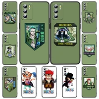one piece cartoon character for oppo realme 5 6 6i 6s 7 8 8i 9i c3 c11 c21y q3s narzo 50a 50i gt master gt2 pro black phone case