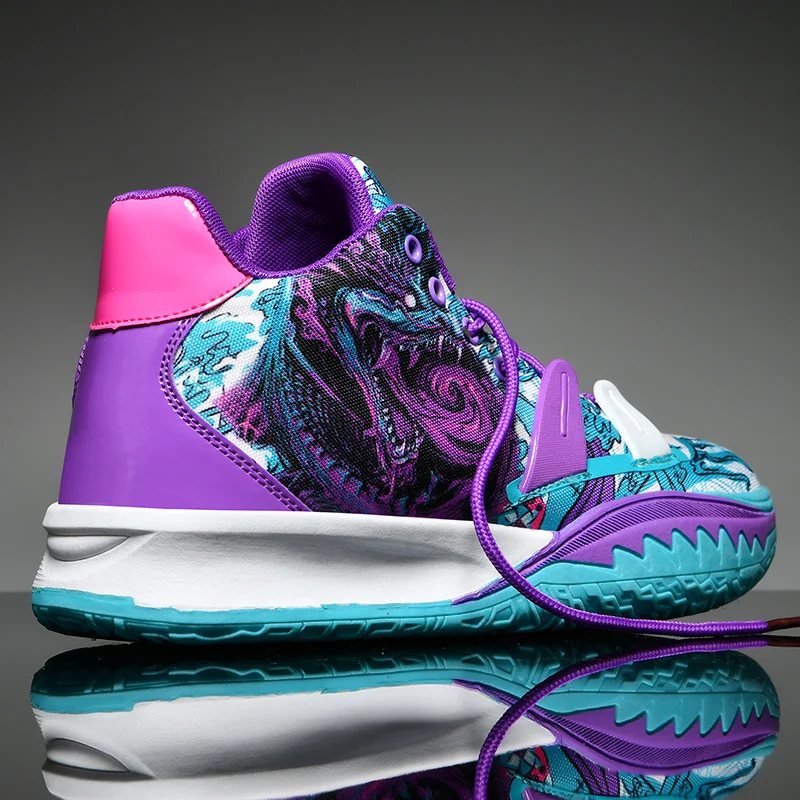 New Basketball Shoes Breathable Cushioning Anti-Slip Wear-Resistant Sneakers Gym Training Sports Basketball Sneakers Women 35-45