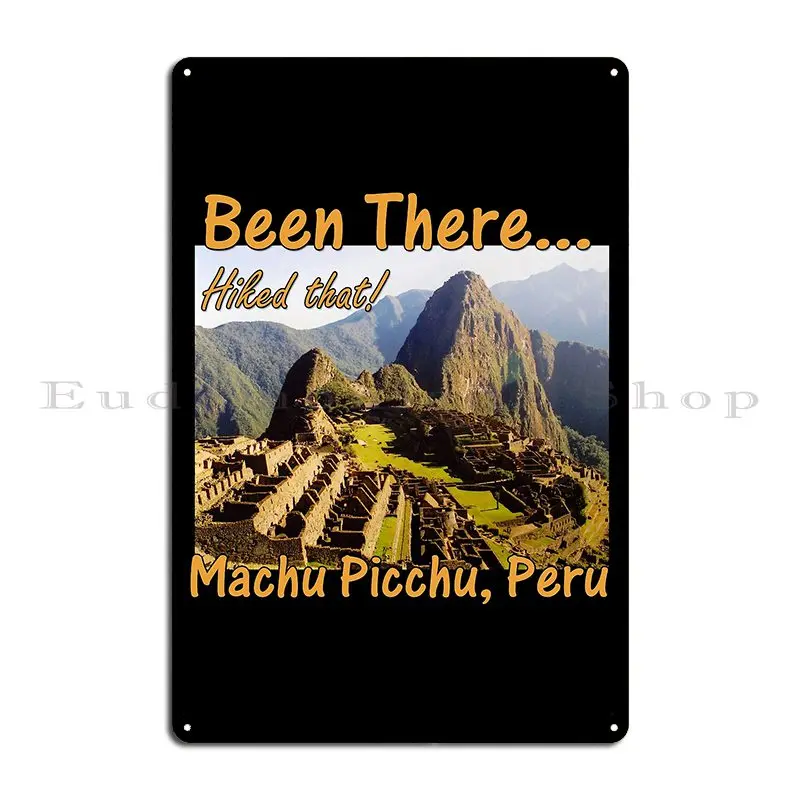 Металлическая табличка &quotМачу Пикчу&quot