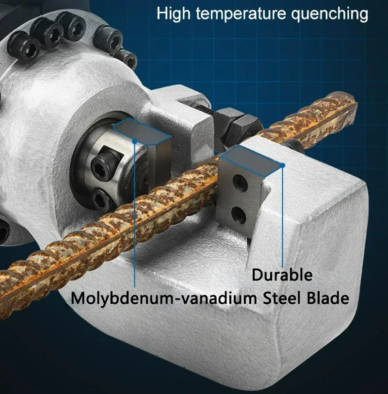 Электрический резак для стальных стержней 4-20 мм портативный гидравлический