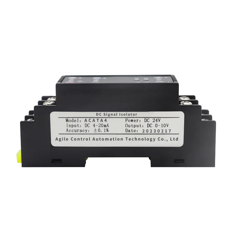 Вход передатчика изоляции сигнала постоянного тока 0–75 мВ/4–20 мА/0–10 В/0–10 А