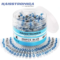 haisstronica 150200400pcs solder seal wire connectorsmarine grade heat shrink wire connectorsheat shrink butt connectors