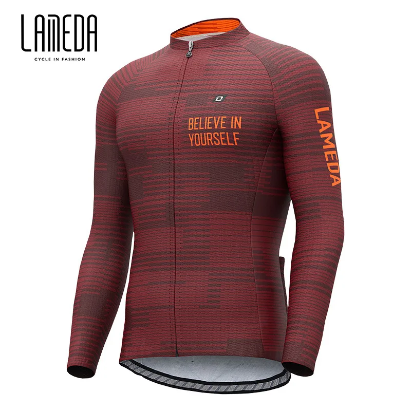 

LAMEDA 2023 Summer Cycling Long-sleeved Breathable Cycling Clothing Top Men's Thin Long-sleeved Cycling Jersey Free Shipping