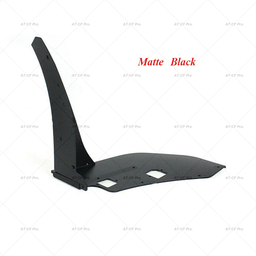 Матовый черный/натуральный бампер из углеродного волокна угловой боковые