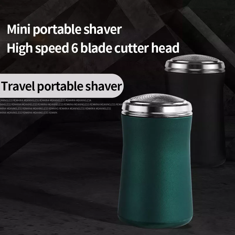 Small Modern Shaver  Men's Mini Travel Portable Beard Knife Washable Boyfriend Shaver