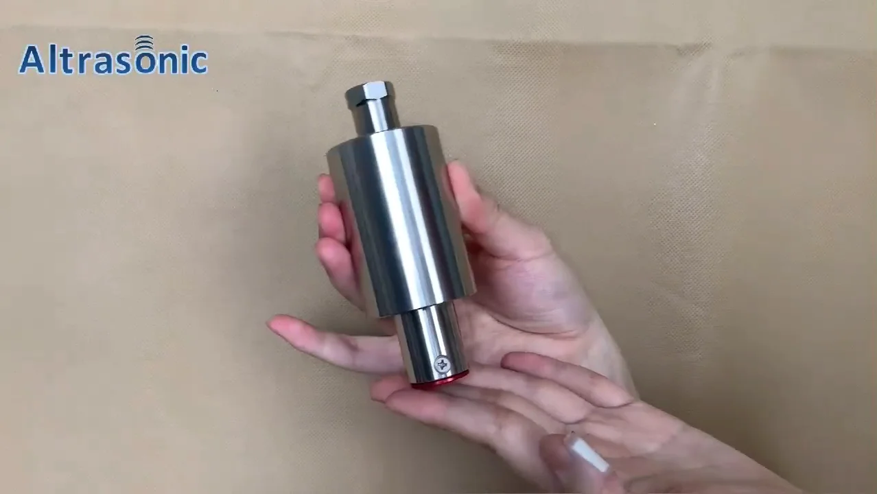 

20kHz Replacement Rinco Converter Ultrasonic Transducer With Booster For Ultrasonic Welding Machine