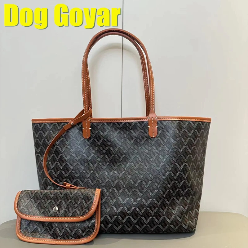 

Dog Goyar bag Big Shoulder Bags Women's shopping bags Totes bags composite shoulder bag tote single-sided Designer Ladies