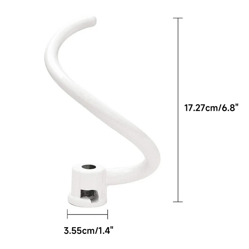 Металлический крючок для тестомеса с покрытием сменный совместимый 6QT KV25G0X KV25G8X