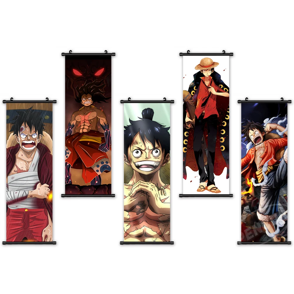 

Print Monkey D. Luffy Modular Wall Art Hd Home Decoration One Piece Picture Artwork Posters Canvas For Bedroom Painting No Frame