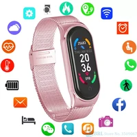 m6 smart band women men smartwatch smartband for android ios fitness tracker heart rate monitor waterproof sport smart bracelet