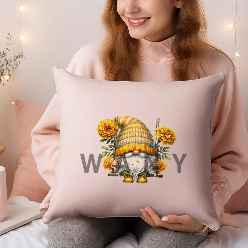 Акварель летняя Marigold Elf dtf переводит готовый к нажатию Термоперенос на детскую