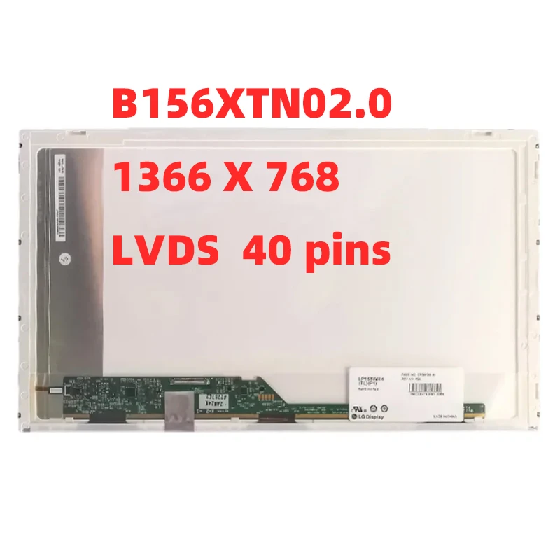 Для ASUS X55VD X54H X53B X552E K55VD K53S K53T A53S 15,6 дюймов нормальный 40pin экран ноутбука B156XTN02.0 LTN156AT32