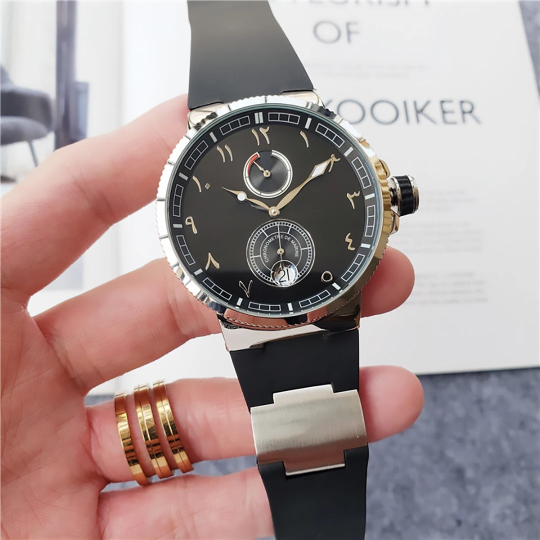 Часы мужские автоматические роскошные брендовые многофункциональные из