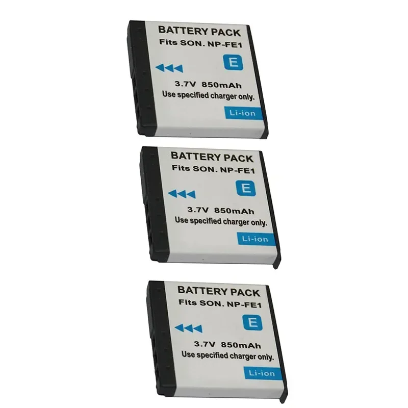 1/2/3PS 3 7 В 850 мАч NP-FE1 Аккумулятор для камеры NPFE1 Sony Cyber-shot DSC-T7 DSC-P2 DSC-P3 DSC-P5 DSC-P9 DSC-P7 DSC-P10