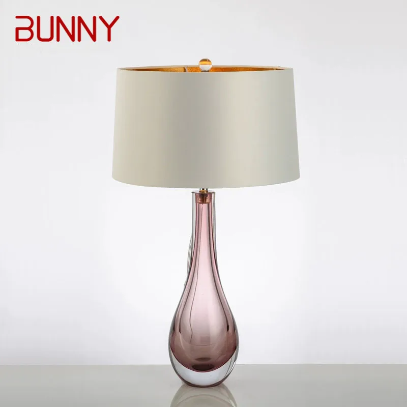

BUNNY Nordic Modern Glaze Table Lamp Fashionable Art Iiving Room Bedroom Hotel LED Personality Originality Desk Light