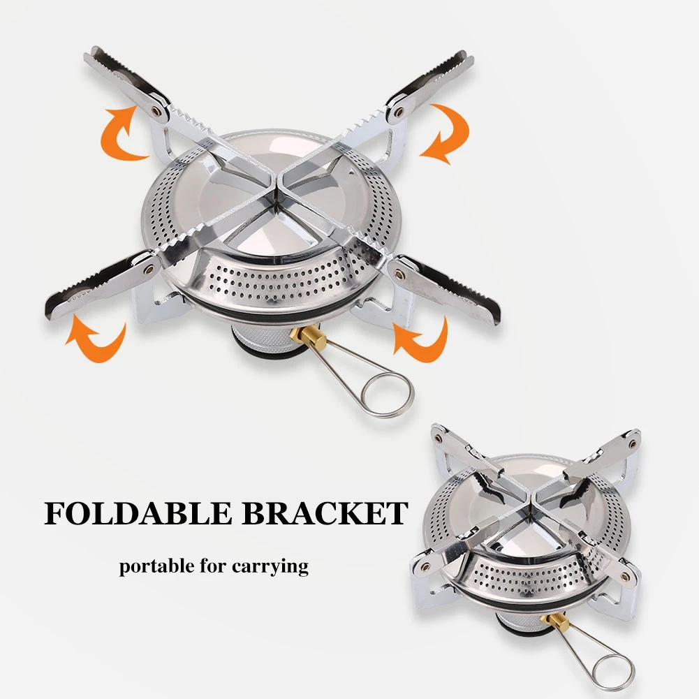 

Portable Outdoor Camping Gas Stove Camp Cooking Supplies Hiking Backpacking Picnic Ultralight Cooking Gas Burner Stove Furnace
