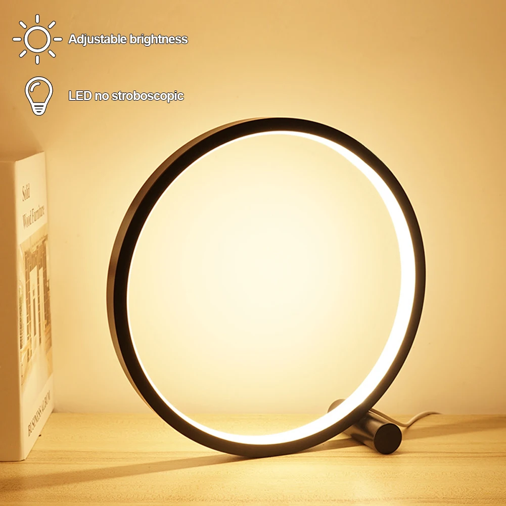 

25cm LED Table Lamp USB Desk Light Touch Dimmable Bedside Lamp 3 Colors LED Night Light Decoration Reading Light Study Lamp