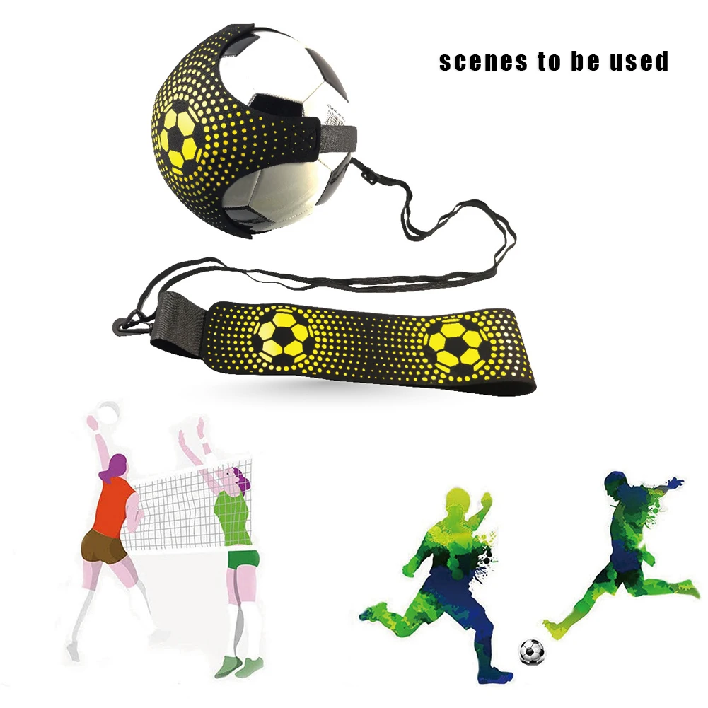 Adjustable Football Kick Trainer Soccer Ball Solo Practice Training Equipment Soccer Trainer Elastic Belt Sports Assistance New images - 6